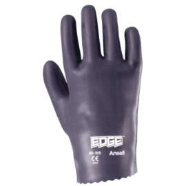 Edge Nitrile Gloves, Slip-On Cuff, Interlock Knit Lined, Size 8.5