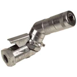 Hydraulic Coupler w/Metal Seal, 1/8 in, Female/Female, Standard 360° Swivel