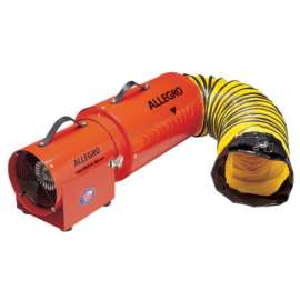 AC Com-Pax-Ial Blowers w/Canister, 1/3 hp, 115 V, 25 ft. Ducting