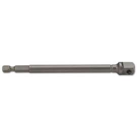 Hex Extensions, 3/8 in (male square), 1/4 in (male hex) drive, 2 in