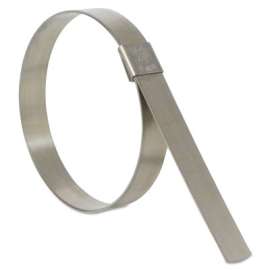 CP Series Center Punch Clamp, 2.75 in dia, 5/8 in Wide, 0.025 in Thick, 201 Stainless Steel
