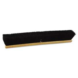 Floor Brush Head, 24 in Wide, Polypropylene Bristles