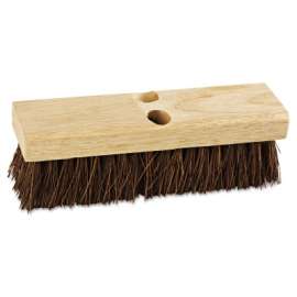 Deck Brush Head, 10 in, Palmyra Bristles
