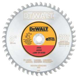 Metal Cutting Saw Blades, 8 in, 48 Teeth