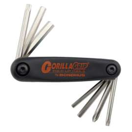 GorillaGrip Fold-Ups, 7 per fold-up, Phillips/Slotted/Torx Tips