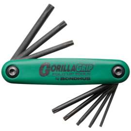 GorillaGrip Fold-Ups, 8 per fold-up, Torx Tip, Torx, T9-T40