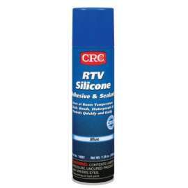 RTV Silicone Adhesive and Sealant, 8 oz Pressurized Tube with Select-A-BEAD® Nozzle, 6.5 wt oz, Blue
