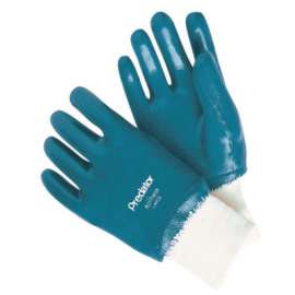 Predator® Nitrile Coated Gloves, Small, Blue, Smooth, Palm/Knuckle Coated