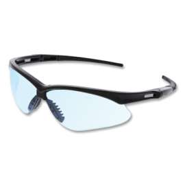 Memphis MP1 Safety Glasses, Light Blue, Polycarbonate Lens, Duramass® Scratch Resistant Coating, Black Frame/Temple