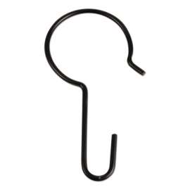 Welding Curtain Hook, For 2 in Pipe, Black