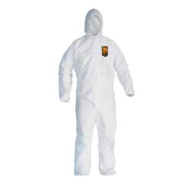 KleenGuard A20 Breathable Particle Protection Coverall, White, Medium, ZF, EBWAH