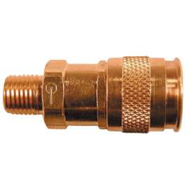 Coilflow U Series Automatic Universal Coupler, 1/4 in (NPT) M