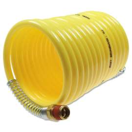 Nylon Self-Storing Air Hoses, 1/2 in I.D., 12 ft
