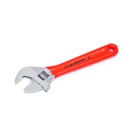 Cushion Grip Adjustable Wrenches, 6" Long, 15/16" Opening, Chrome, Cushion Grip