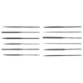 Swiss Pattern Half-Round Needle File, 5-1/2 in, Slitting, 2 Cut
