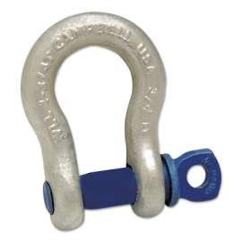419 Series Anchor Shackles, 1 in Bail Size, 9.5 Tons, Screw Pin Shackle