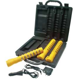 EMERGENCY LED BATON ROAD FLARE 3-PACK KIT YELLOW