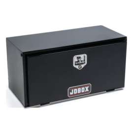 Rain-Gutter Style Steel Underbed Truck Box, 6.75 ft³ Capacity, 18 in W x 36 in D x 18 in H, Black