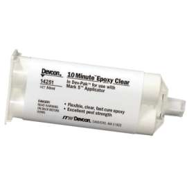 10 Minute Epoxy, 50 mL, Dev-Pak, Clear