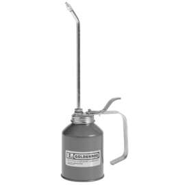 Industrial Pump Oilers, 12 oz, Lever Action, Rigid 8 in Spout