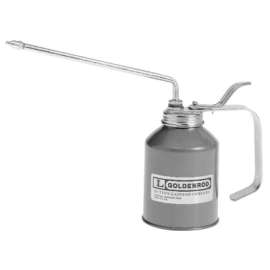 Industrial Pump Oilers, 12 oz, Lever Action, Angle 8 in Spout