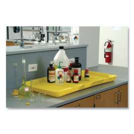 Structrured Spill Control Containment System, Shelf and Lab Tray