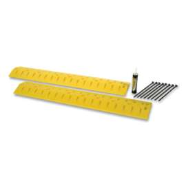 00205 9' SPEED BUMP CABLE GUARD YELLOW