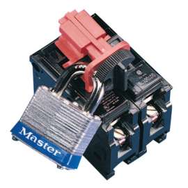 Universal Multi-Pole Breaker Lockout, Red. 1 EA/EA