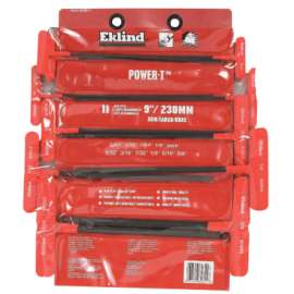 Power-T Ball-Hex Key Set, 11-Pc, Inch, 9 in Handle