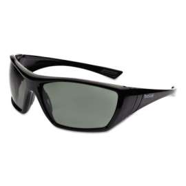 Hustler Safety Glasses, Smoke Lens, Anti-Fog, Anti-Scratch, Black Frame