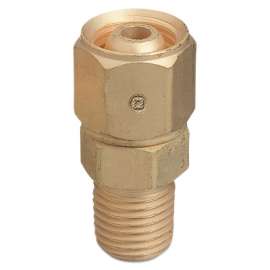 Brass Hose Adaptors, Male/Female Swivel, A-Size, RH
