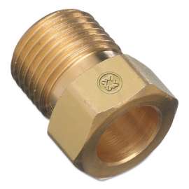 Regulator Inlet Nuts, Medical Breathing Mixtures, Brass, CGA-280