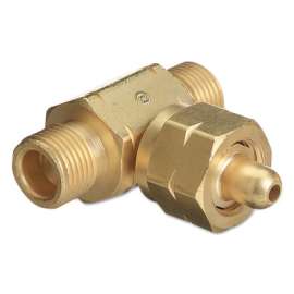 Manifold Coupler Tees, Coupler, 3,000 PSIG, Brass, Air
