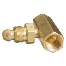 Manifold Coupler Tees, Coupler w/Check Valve, Brass, Argon/Helium/Nitrogen