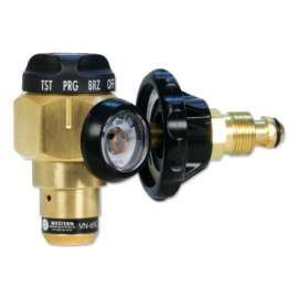 VN Series HVAC Nitrogen-Purging Regulator/Flowmeter, Preset, 650 psi Test, 35 to 25 SCFH Purge/3 to 6 SCFH Braze, CGA-580