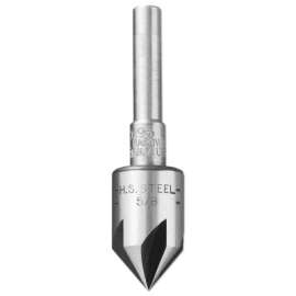 Rose Pattern Countersink Drill Bits, 5/8 in Cutting Dia, HSS Countersink