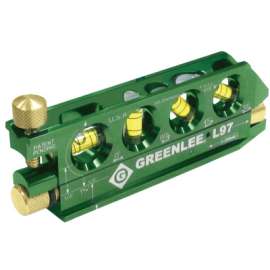 Mini-Magnet Laser Level, 5.63 in L, 80 yd Range, 4 Vials, Aluminum