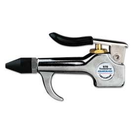ThumbSwitch Series Safety Air Gun, Rubber-Tipped Brass Venturi Nozzle, Rubber-Cushioned Steel Lever