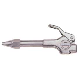 ThumbSwitch Series Safety Air Gun, WhisperJet® Aluminum Venturi Nozzle, 3 in Aluminum Extension