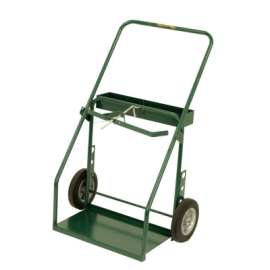 Series 300 Trucks, Holds 9 1/4"-13" Cylinder, 10" Solid Rubber, B.B. Wheels