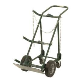 Series 700 Trucks, Holds 9.25"dia., 10" Solid Rubber, B.B. Wheels, w/Casters