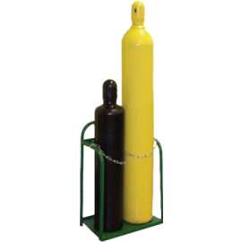Cylinder Racks, Holds 2 Cylinders, 9 1/2 in dia.
