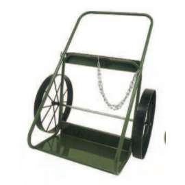 400 Series Carts, Holds 9.5"-12.5" dia. Cylinders, 20 in Steel Wheels, 33" W