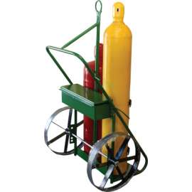 550 Series Carts, Holds 2 Cylinders, 9 1/2"-12 1/2" dia., 500 lb. Load Cap.