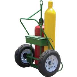 500 Series Carts, Holds 2 Cylinders, 9.5"-12.5" dia., 1,700 lb. Load Cap.