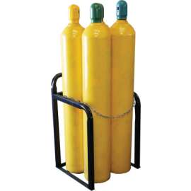 Cylinder Racks, 23" w x 36" h, Holds 4 Cylinders