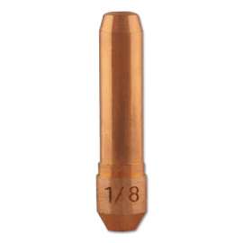 Centerfire MIG Contact Tip, 1/8 in Tip ID, 1.5 in Long, Non-Threaded, Tapered Base