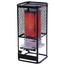 Portable Radiant Heater, 125,000 Btu/h, 17 h