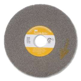 Deburring Wheel, 6 in x 1 in, Super Fine, Silicon Carbide, 6000 rpm