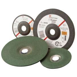 Green Corps Flexible Grinding Wheel, 4 1/2" Dia, 7/8 Arbor,  1/8" Thick, 60 Grit